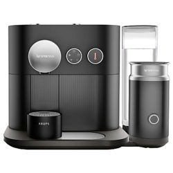 Nespresso Expert Coffee Machine with Aeroccino by KRUPS, Matt Black